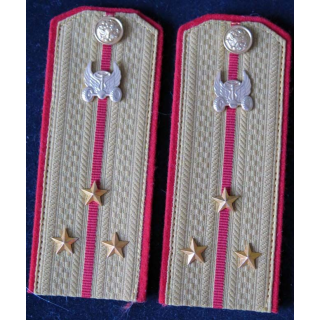 MILITARIA : paire d'épaulette de 1° lieutenant du train de l'armée russe