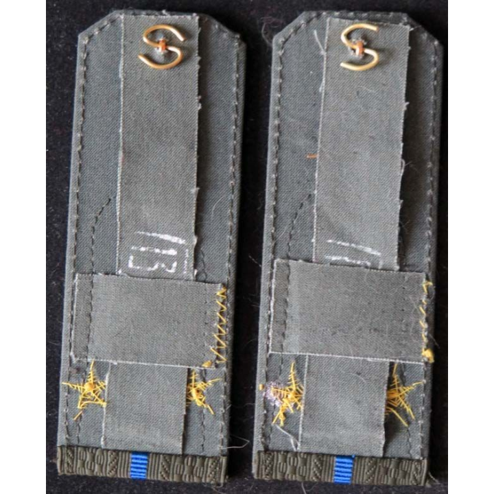 MILITARIA : paire d'épaulette de 1° lieutenant du service de sécurité de l'Etat russe