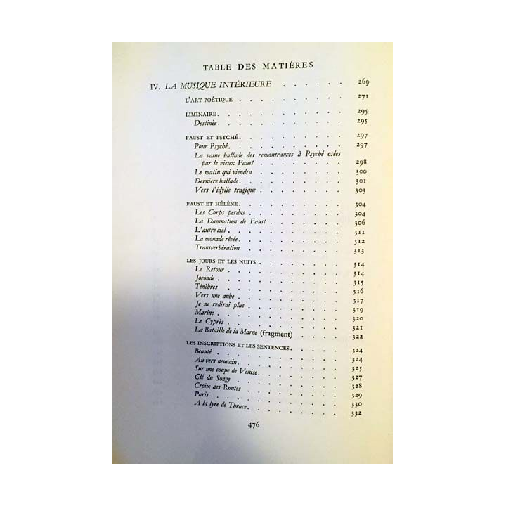 1. Oeuvres capitales IV Le berceau et les muses de Charles Maurras aux éditions Flammarion 1954