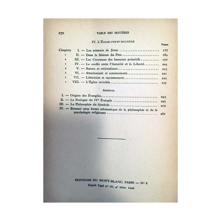 1. La source de toute vie - Le christ et la jeunesse actuelle de Ad. Ferrière aux éditions du Mont-Blanc