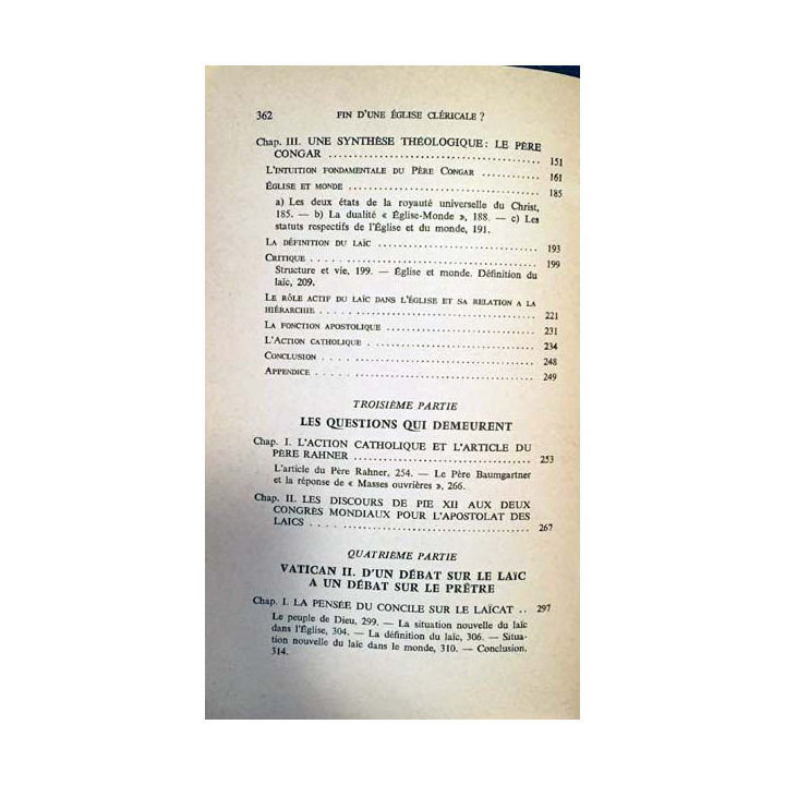 1. Fin d'une Église cléricale ? de Paul Guilmot aux éditions du Cerf 1969