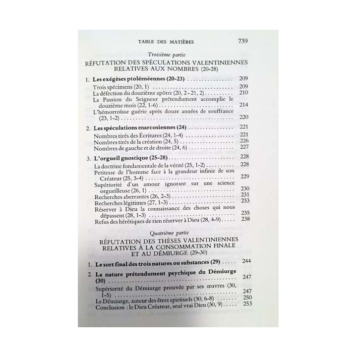 1. Contre les Hérésies - Dénonciation et réfutation de la gnose au nom menteur aux éditions du Cerf