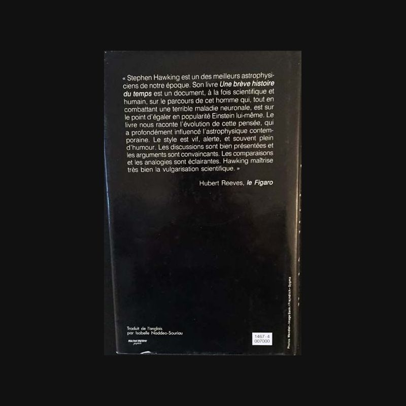 Stephen Hawking Une Brève Histoire Du Temps Une brève histoire du temps du Big Bang aux trous noirs de S.W Hawking