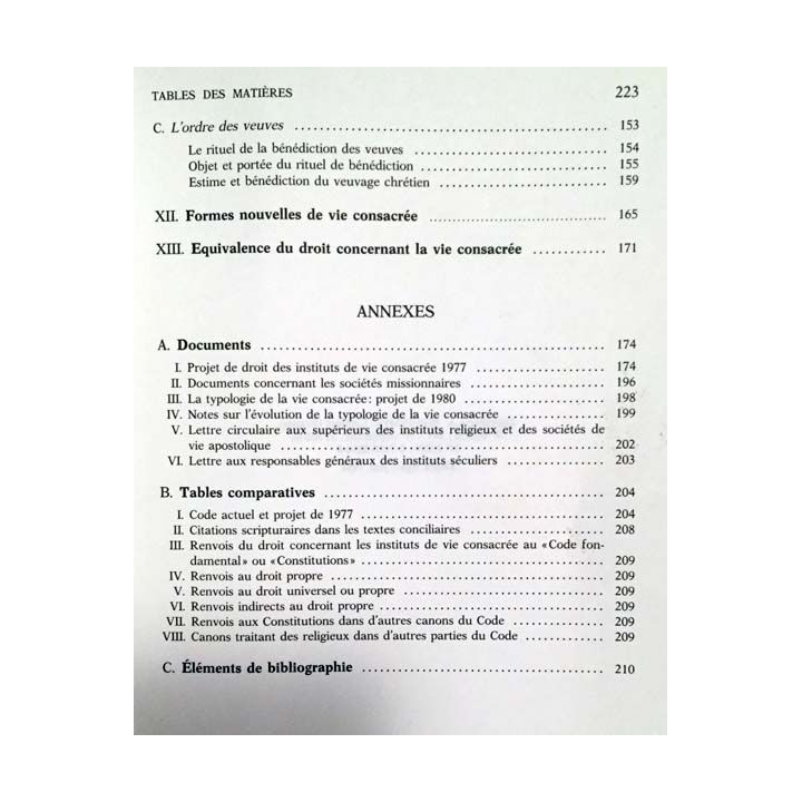1. Le droit de la vie consacrée de Jean Beyer aux éditions Tardy 1988