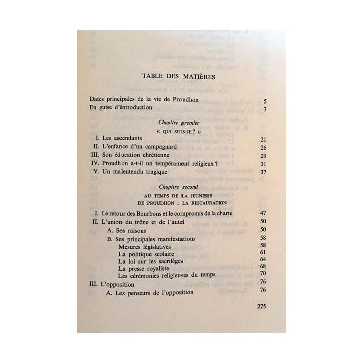 1. P.-J. Proudhon - Genèse d'un antithéiste de Pierre Haubtmann aux éditions Mame