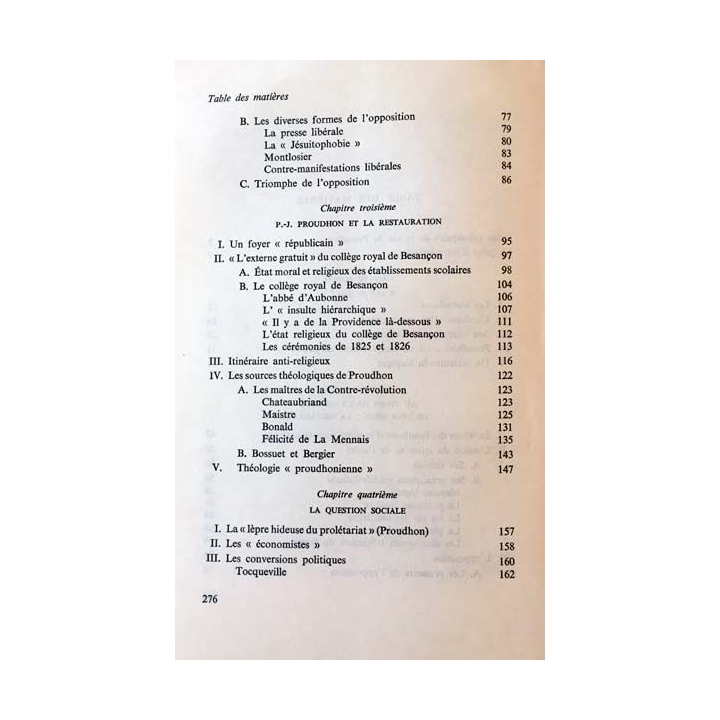 1. P.-J. Proudhon - Genèse d'un antithéiste de Pierre Haubtmann aux éditions Mame
