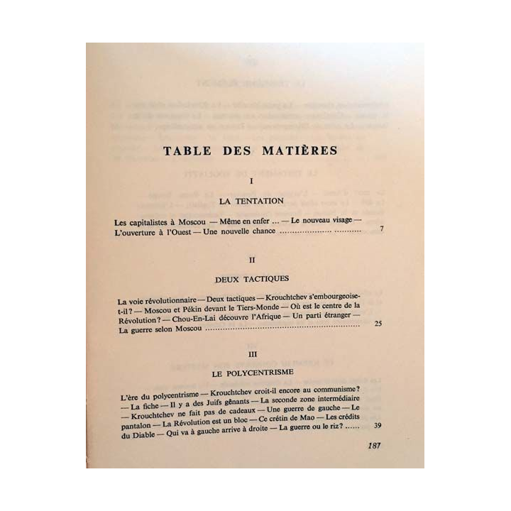 1. La crise du communisme de Jacques Ploncard D'Assac aux éditions La voix de l'Occident
