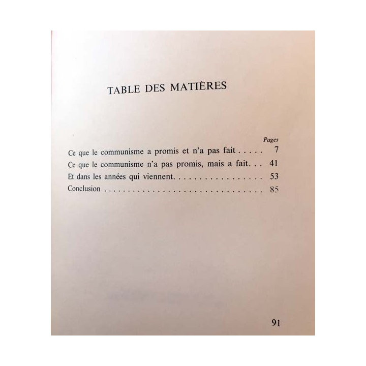 1. Cinquante années de communisme Octobre 1917 - Octobre 1967 de Suzanne Labin Edition Berger-Levrault
