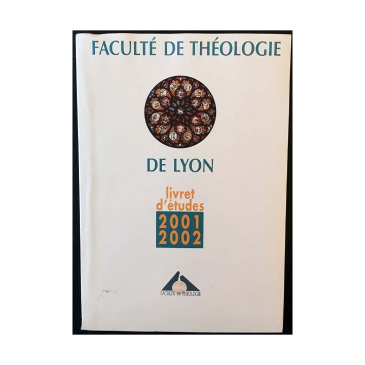1. Faculté de Théologie de Lyon - Livret d'études 2001-2002