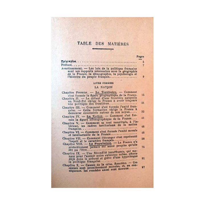 1. Les lois de la politique française de Charles Benoist aux éditions Arthème Fayard 1928