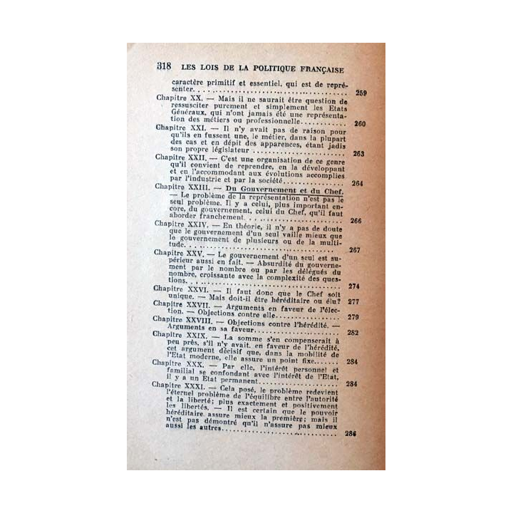 1. Les lois de la politique française de Charles Benoist aux éditions Arthème Fayard 1928