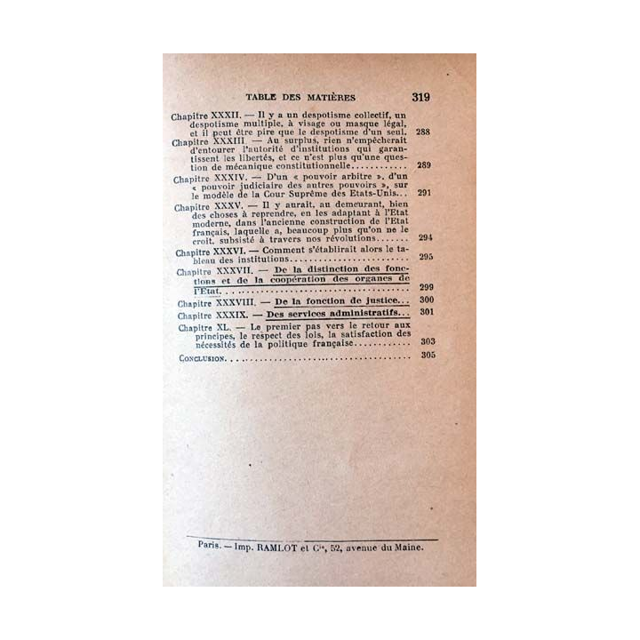 1. Les lois de la politique française de Charles Benoist aux éditions Arthème Fayard 1928