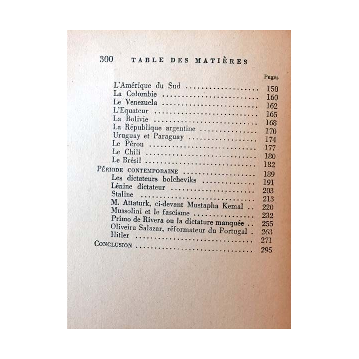1. Les dictateurs de Jacques Bainville aux éditions Denoël et Steele 1935
