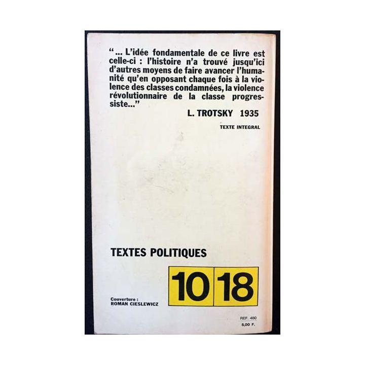 1. Terrorisme et communisme de L. Trotsky aux éditions union générale