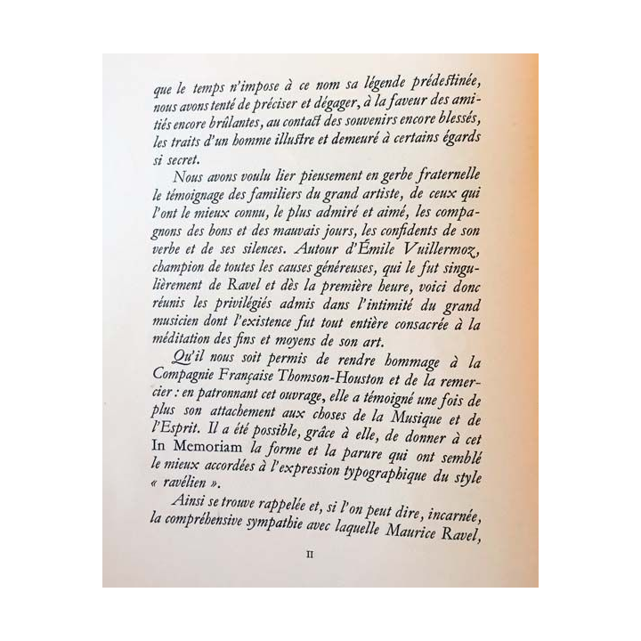 1. Maurice Ravel aux éditions du Tambourinaire 1939