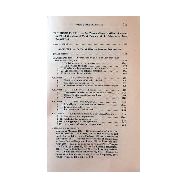 1. Oeuvre de Laberthonnière - Esquisse d'une philosophie personnaliste de Louis Canet aux éditions J.Vrin