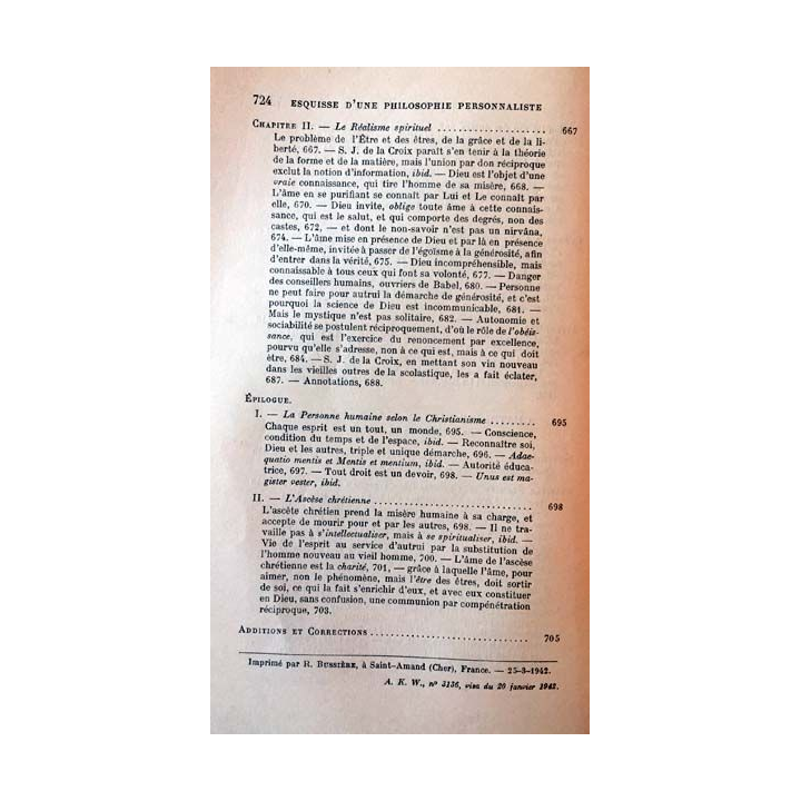 1. Oeuvre de Laberthonnière - Esquisse d'une philosophie personnaliste de Louis Canet aux éditions J.Vrin