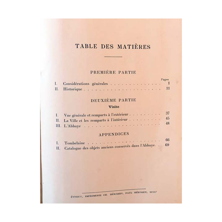 1. Guide du visiteur au Mont-Saint-Michel + plan par Paul Gout aux éditions Armand Colin 1912