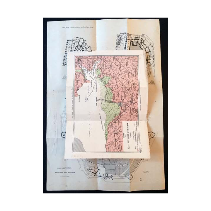 1. Guide du visiteur au Mont-Saint-Michel + plan par Paul Gout aux éditions Armand Colin 1912