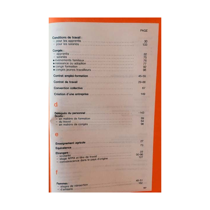 1. Guide du travail manuel édition 1980