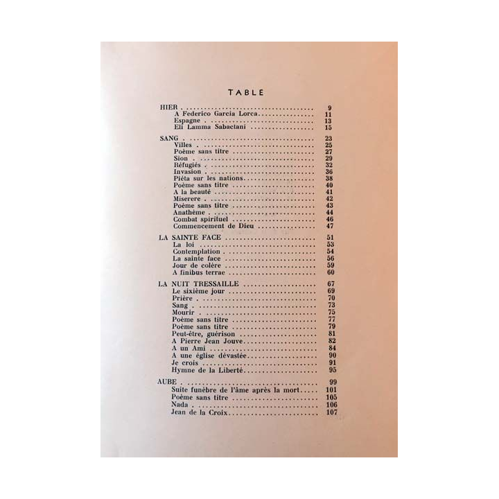 1. Jour de colère de Pierre Emmanuel aux éditions Edmond Charlot 1942