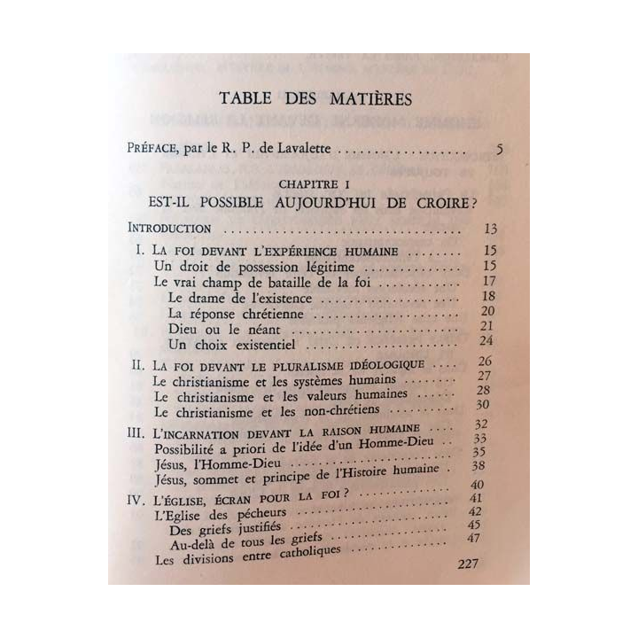 1. Est-il possible aujourd'hui de croire ? de Karl Rahner aux éditions Mame
