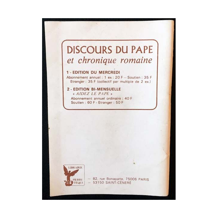 1. Lettre aux prêtres de Jean Paul II aux éditions librairie Pierre Téqui