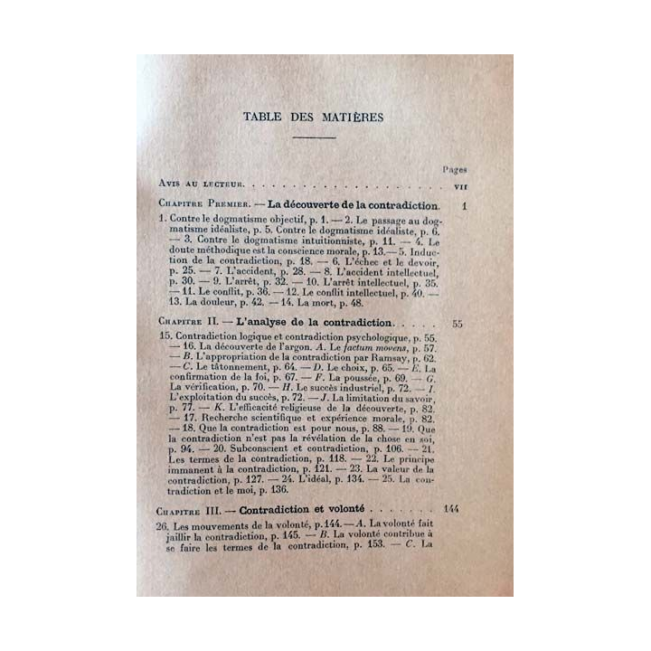 1. Le devoir de René Le Senne aux éditions Presses Universitaire de France 1950