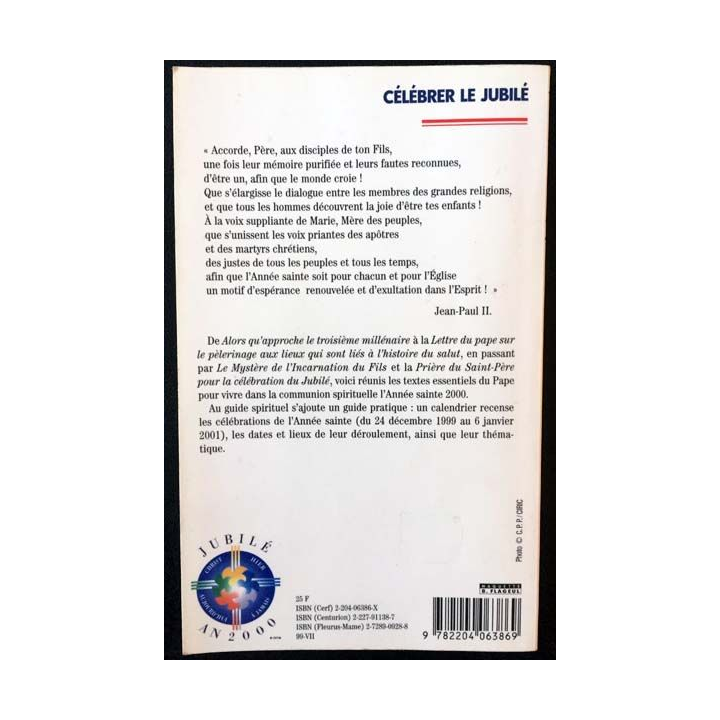 1. Jean-Paul II célébrer le jubilé aux éditions Centurion / Cerf / Fleurus-Mame