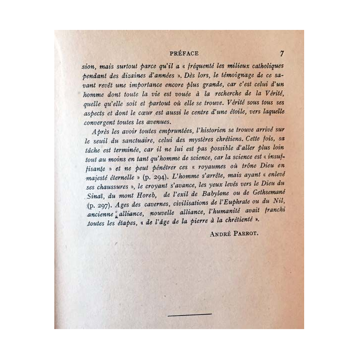 1. De l'âge de la pierre à la chrétienté le monothéisme et son évolution historique de W.F Albright