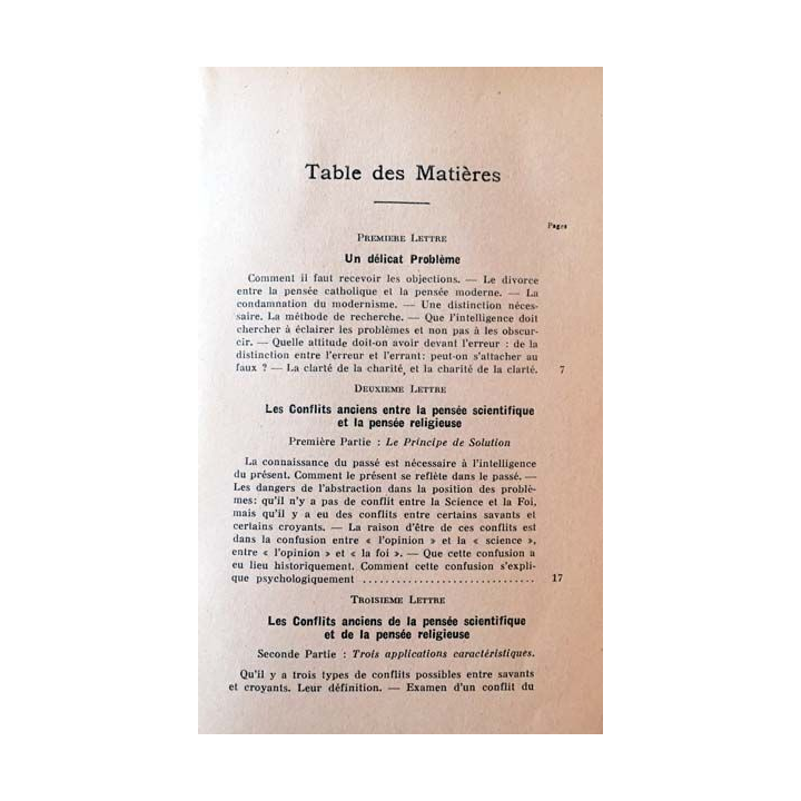 1. La pensée moderne et le catholicisme III La pensée de M.Loisy aux éditions Provencale 1936