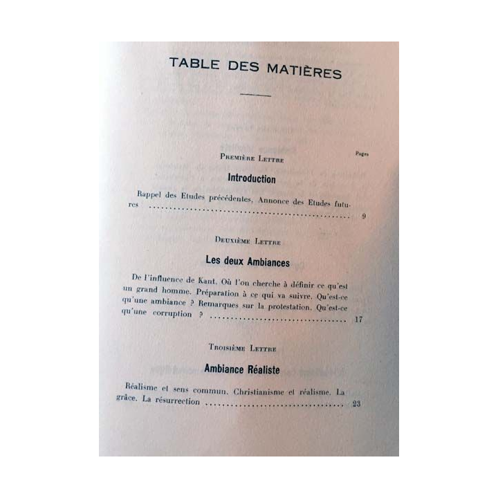 1. La pensée moderne et le catholicisme V Le problème de la connaissance et la pensée religieuse de Jean Guitton