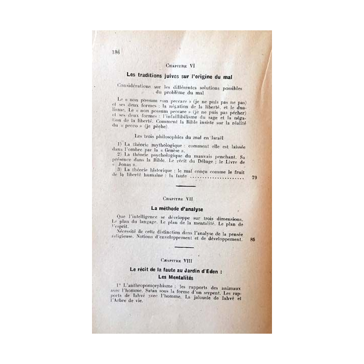 1. La pensée moderne et le catholicisme IX Le développement des idées dans l'ancien testament de Jean Guitton