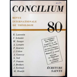 1. Concilium - Revue internationale de théologie 80 aux éditions Mame