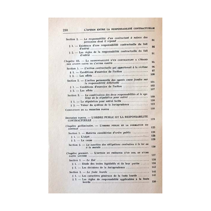 1. L'option entre la responsabilité contractuelle et la responsabilité délictuelle de Edmond Noël Martine