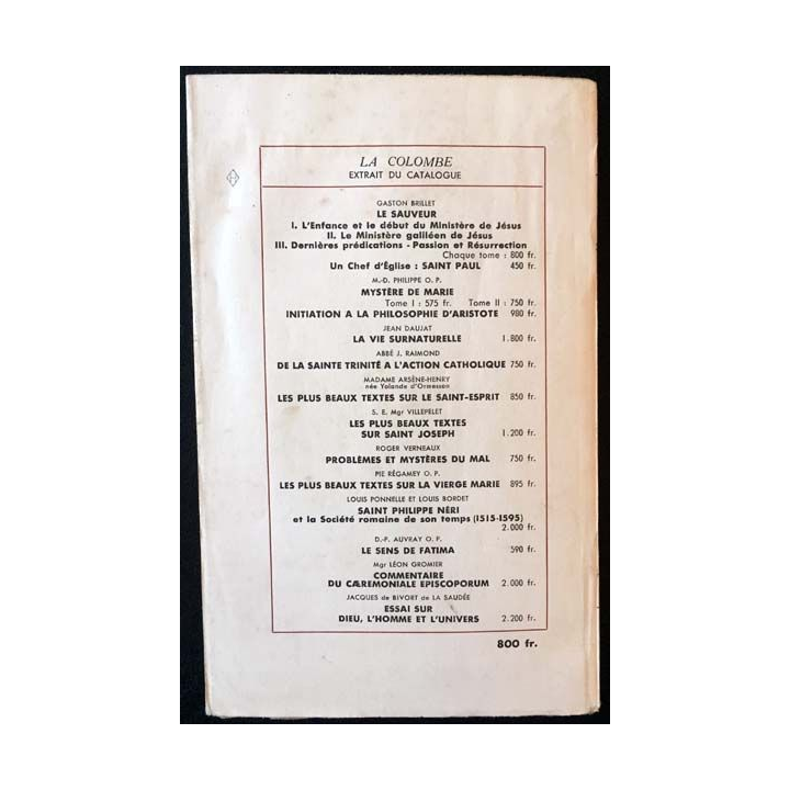 1. Le sauveur II Le ministère galiléen de Jésus de Gaston Brillet aux éditions La colombe