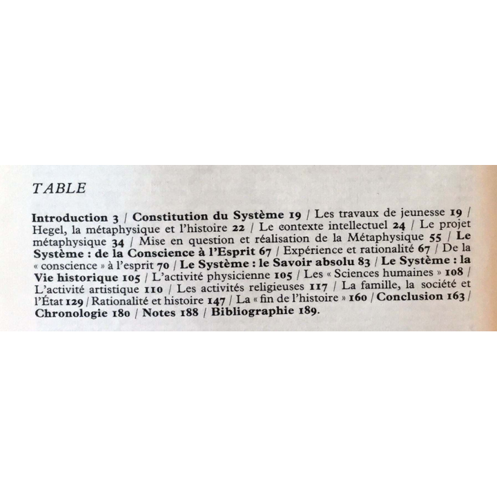 1. Hegel de François Châtelet aux éditions du Seuil