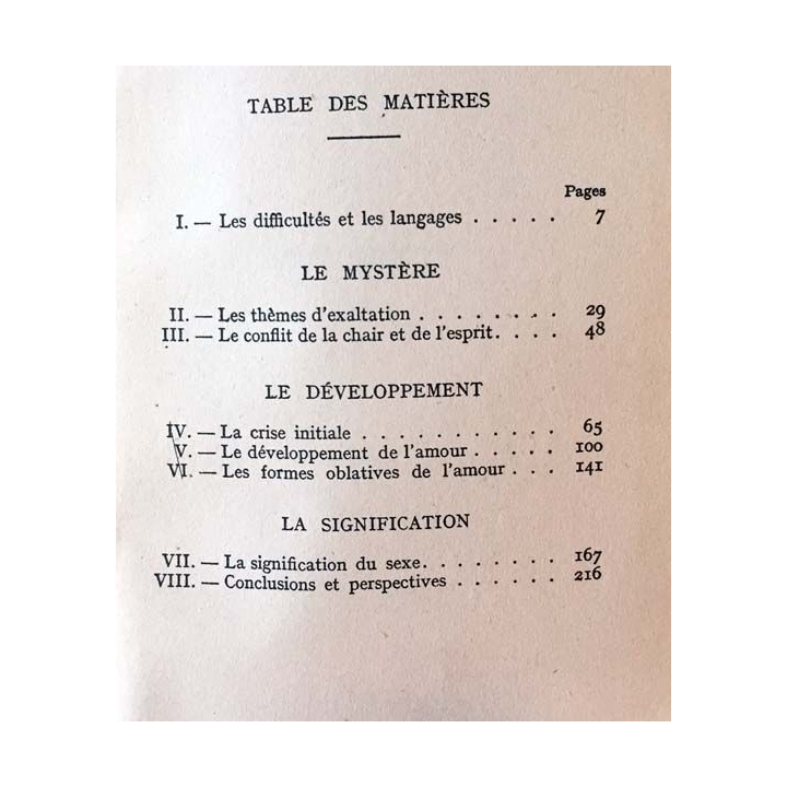1. Essai sur l'amour humain de Jean Guitton aux éditions Montaigne