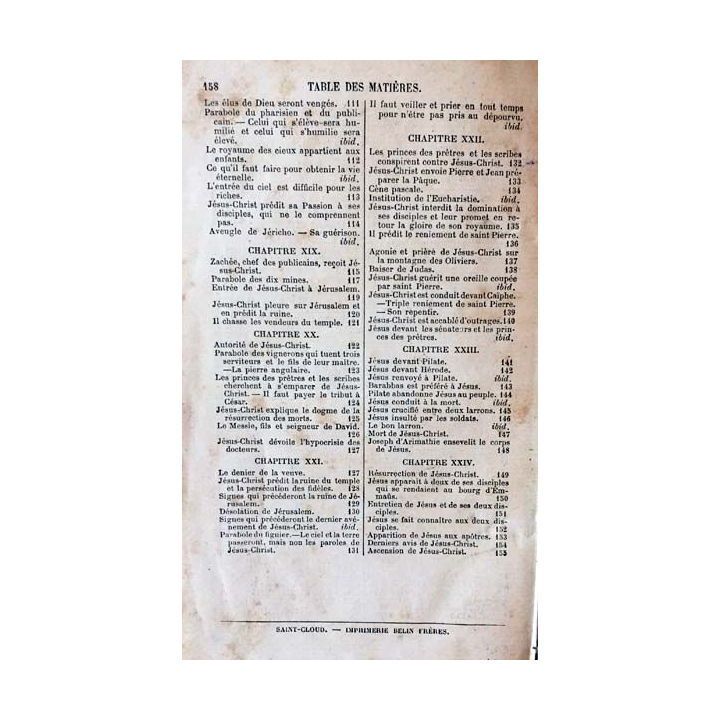 1. Évangile selon Saint Luc de Mm. Louis Dumas et Al. Marion aux éditions Belin