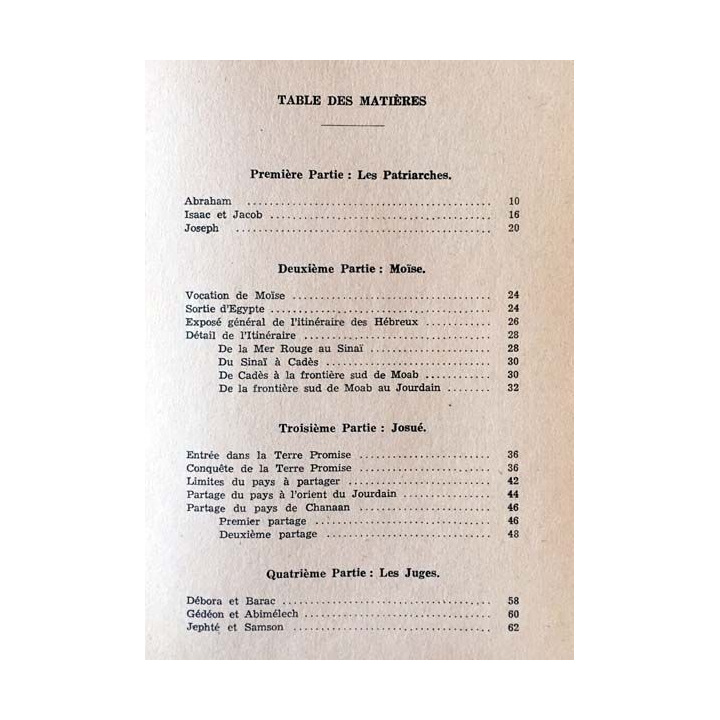 1. Atlas historique de l'ancien testament - chronologie géographie de R.P Tellier aux éditions Spes 1937