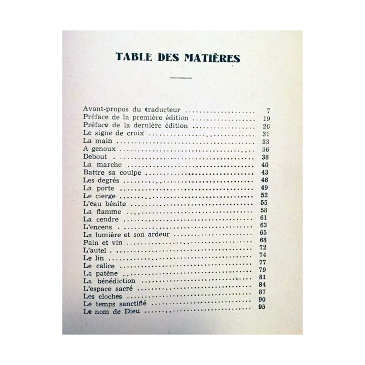 1. Les signes sacrés de Romano Guardini aux éditions Spes - Paris 1938