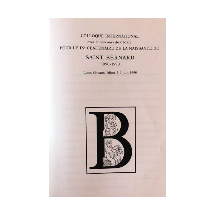 1. 9e centenaire de la naissance de St Bernard 1990