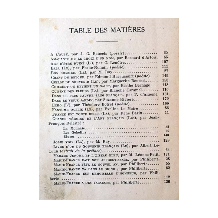 1. Le livre de nos veillées aux éditions Gautier-Languereau 1932