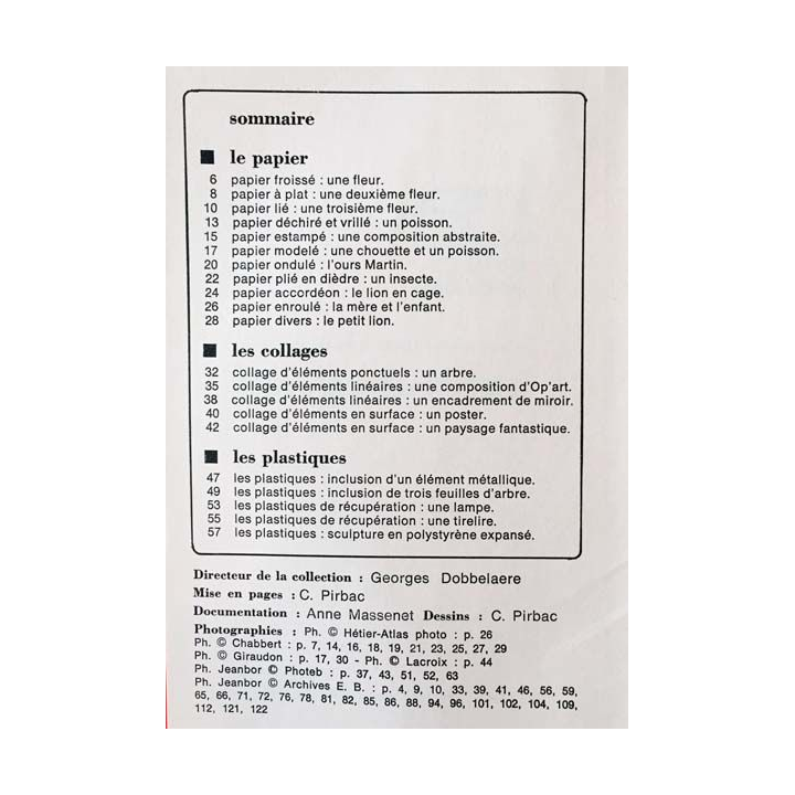 1. Prêt à créer avec carton, papier, plastique, ficelle aux éditions Bordas