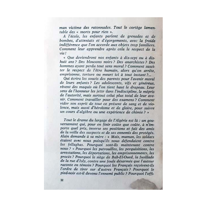1. Journal d'une mère de famille pied-noir de Francine Dessaigne aux éditions l'Esprit nouveau