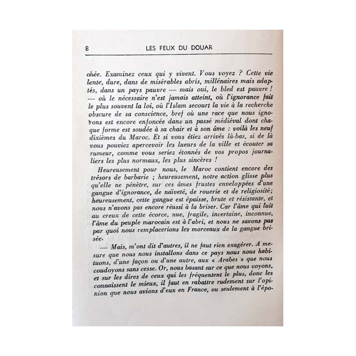 1. Les feux du Douar de Piersuis aux éditions du Moghreb 1937
