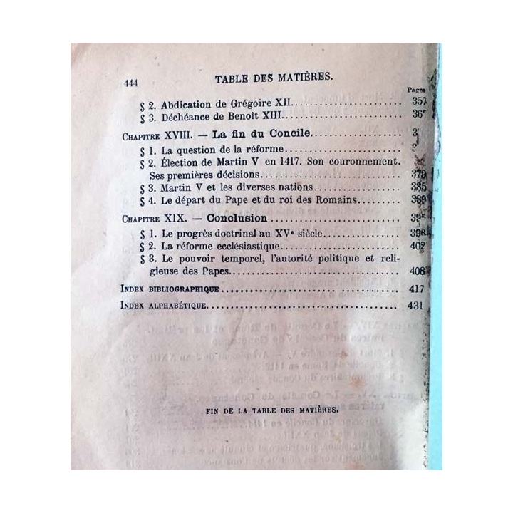 1. Le grand schisme d'occident de L. Salembier aux éditions J. Gabalda 1921