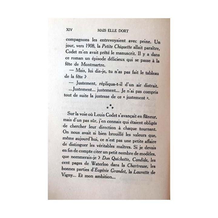 1. ...Mais elle dort de Jean Viollis aux éditions de la Madeleine 1932