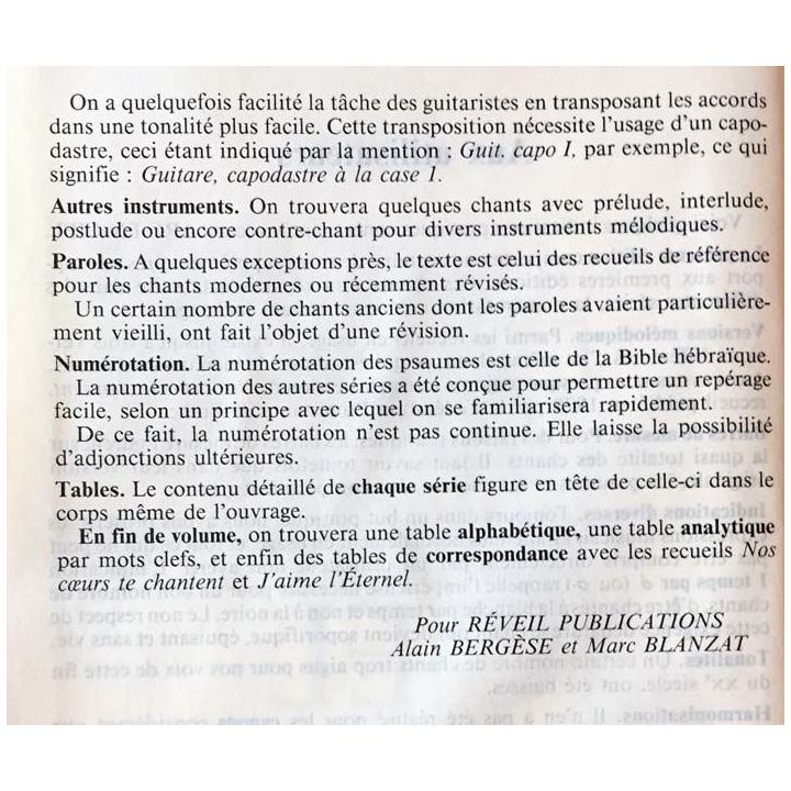 1. Arc-en-ciel un recueil de chants au service de toutes les églises aux éditions Réveil publications