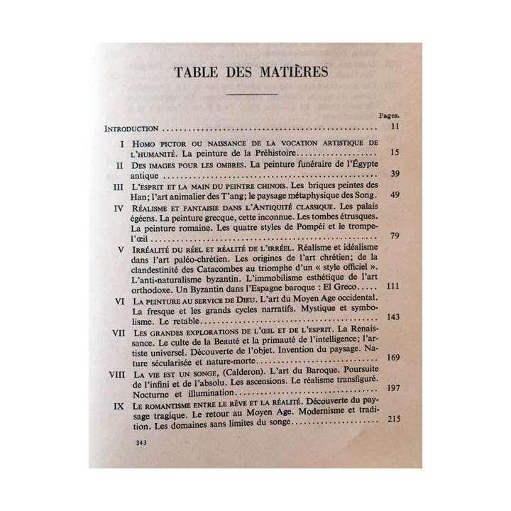 1. L'oeil l'esprit et la main du peintre de Marcel Brion aux éditions Plon